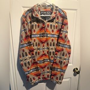 Powder River By Rock & Roll Panhandle Men’s Aztec Print Pullover - Large
